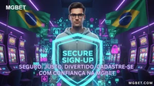 Seguro. Justo. Divertido. Cadastre-se com confiança na MGBET