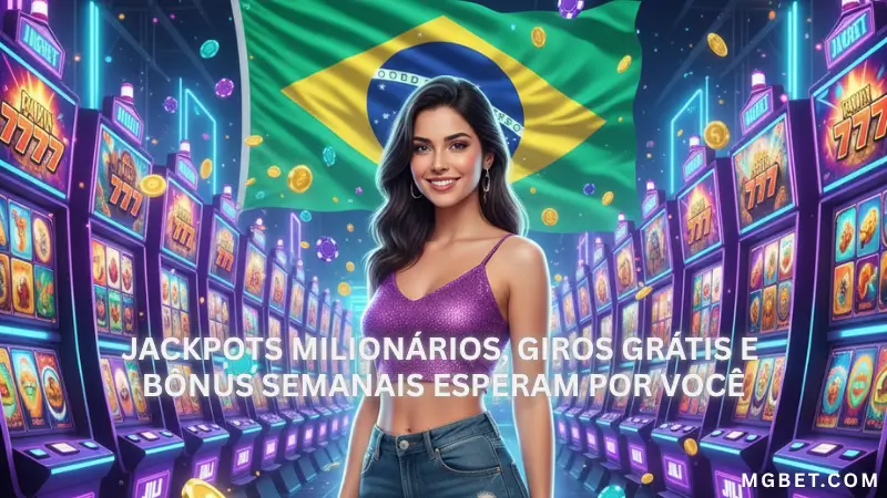 Jackpots milionários, giros grátis e bônus semanais esperam por você