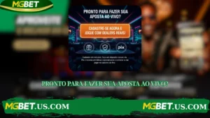PRONTO PARA FAZER SUA APOSTA AO VIVO?