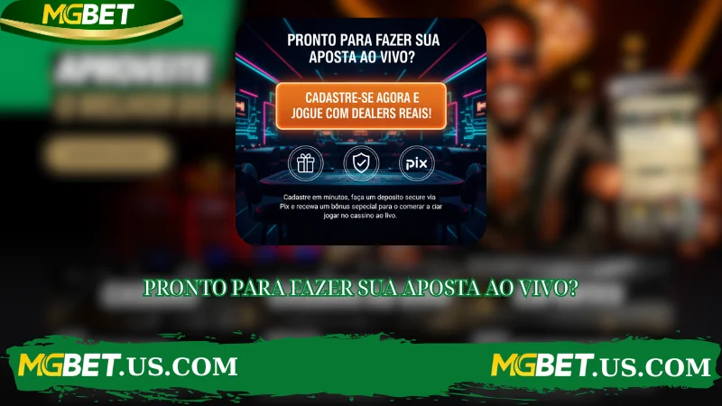 PRONTO PARA FAZER SUA APOSTA AO VIVO?