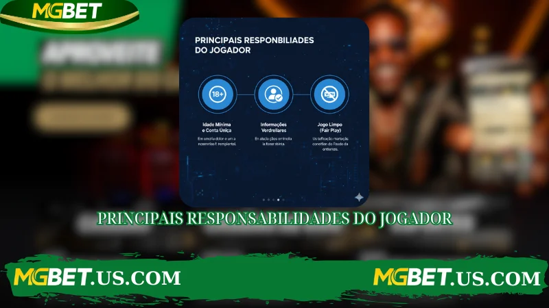 PRINCIPAIS RESPONSABILIDADES DO JOGADOR